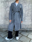 VMFORTUNEAYA Coat - Medium Grey Melange