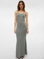 VMSHARON Long Dress - Light Grey Melange