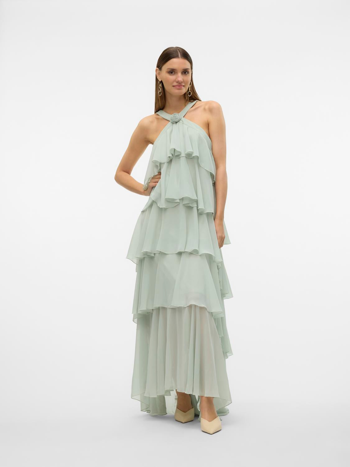 VMFELICIA Long Dress - Sea Foam