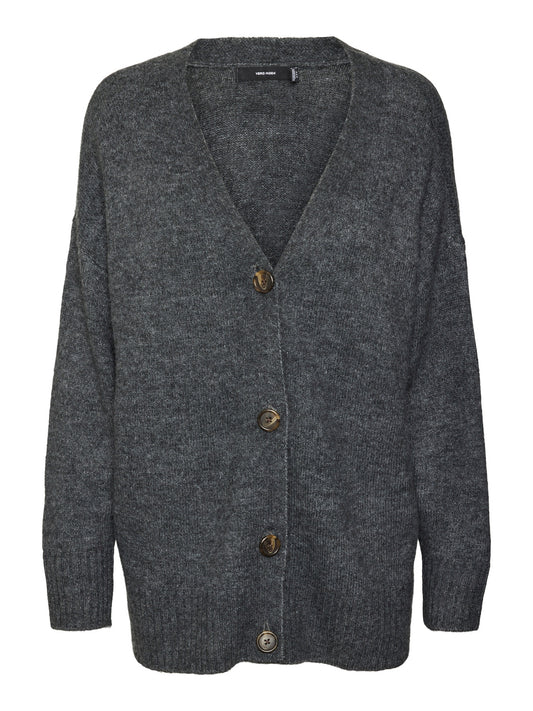 VMLEFILE Cardigan - Medium Grey Melange