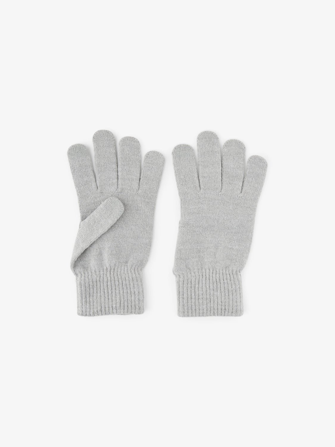 PCNEW Gloves - Light Grey Melange