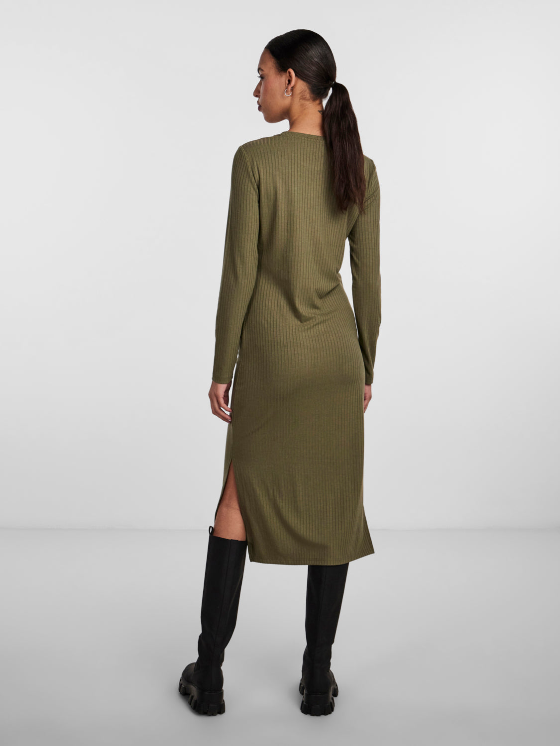 PCKYLIE Dress - Deep Lichen Green
