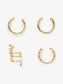 PCAIHUF Earrings - Gold Colour